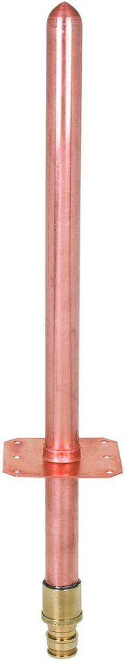 1/2 in x 12 in. F1960 Copper Brass Stub Out