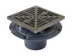 2 in. Inside Caulk Plastic Stainless Steel Shower Drain