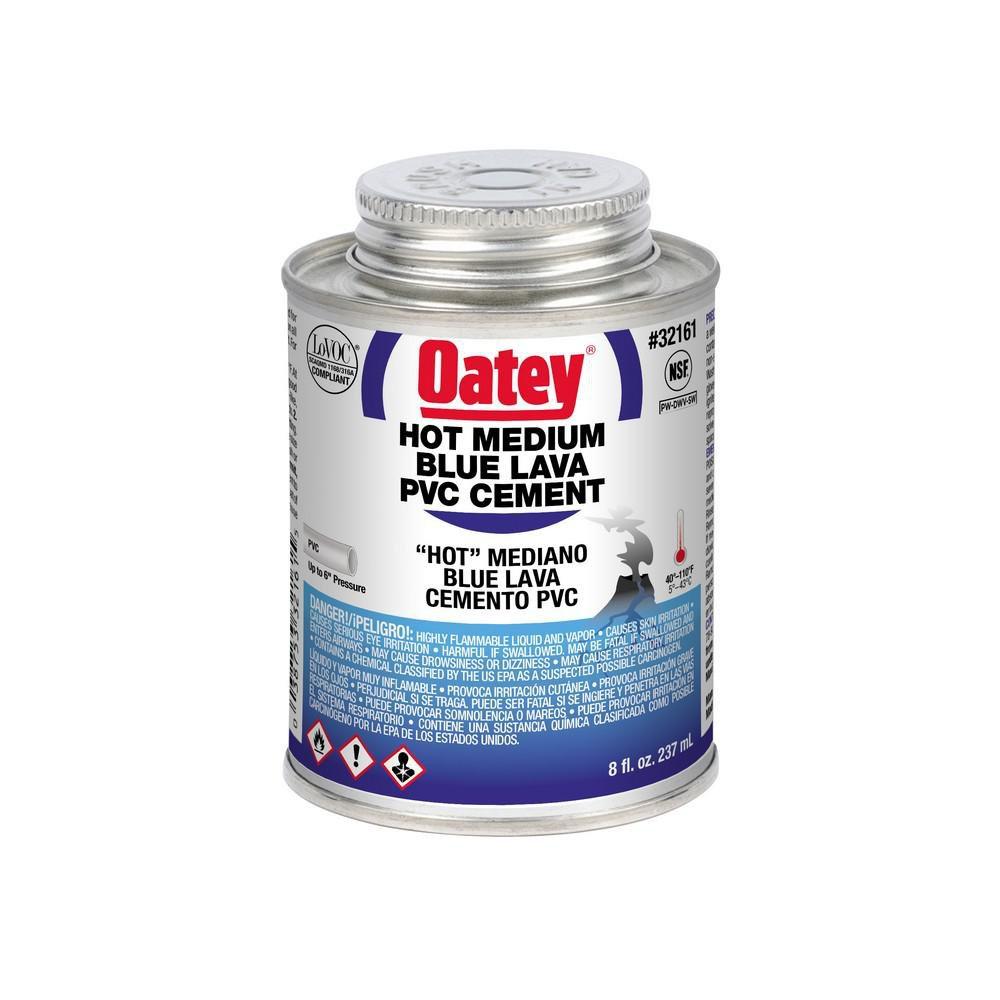 Oatey® Blue Fast Set Plastic Blue Pipe Cement 