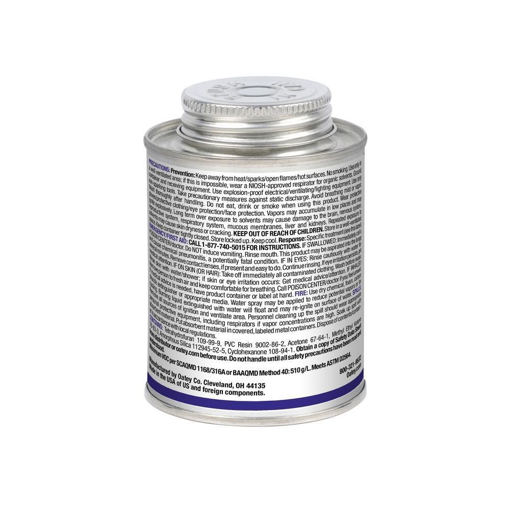 Oatey® Blue Fast Set Plastic Blue Pipe Cement 