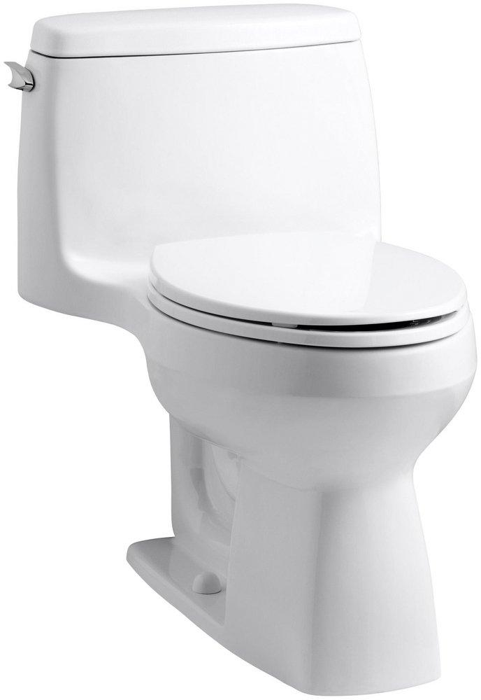 KOHLER White 1.6 gpf Elongated One Piece Toilet 