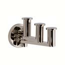 3 Robe Hook in Polished Nickel