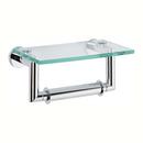 Double Toilet Paper Holder in Polished Chrome