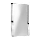 34 x 20 in. Frame Mirror in Polished Chrome