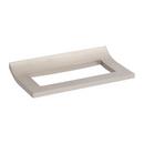 Ginger Satin Nickel Rectangular Closed Towel Ring 
