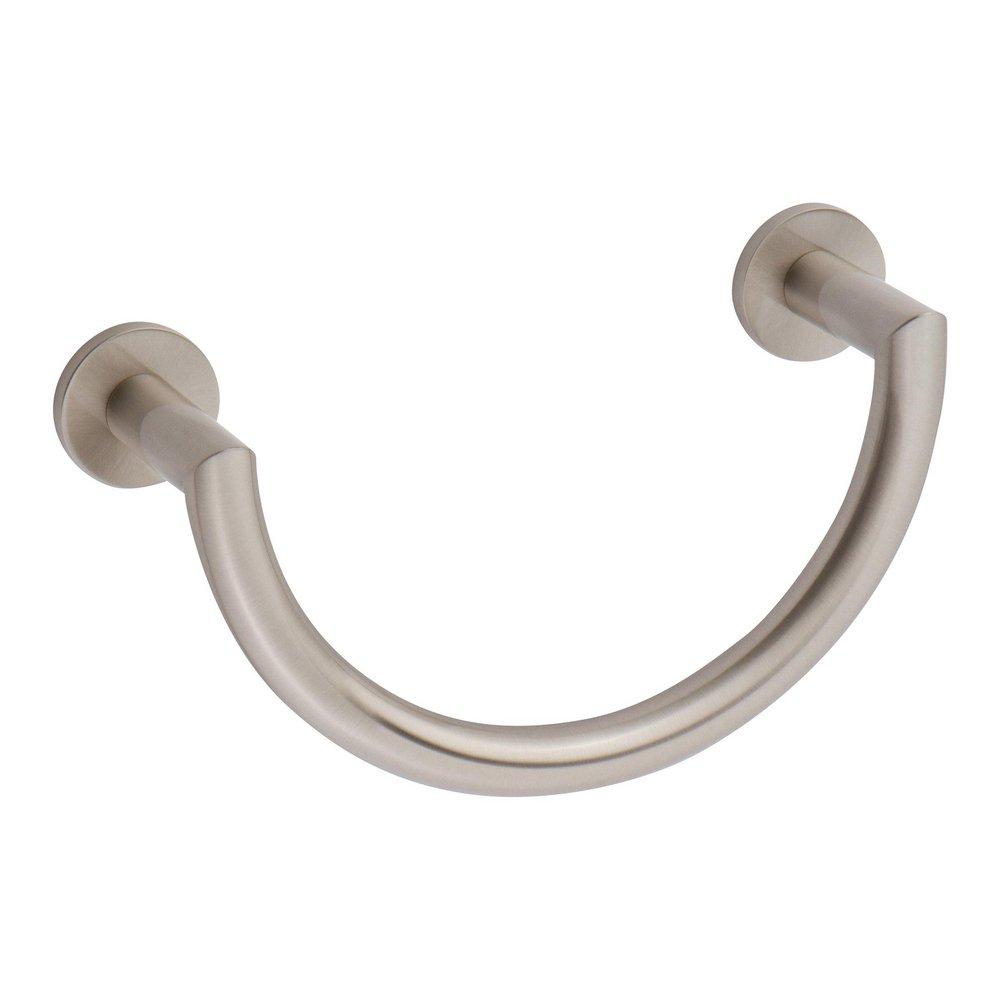 Ginger Satin Nickel Round Open Towel Ring 