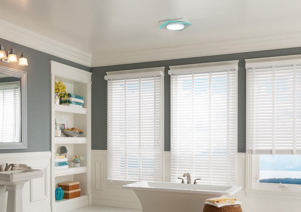 Broan White Bathroom Exhaust Fan in White 