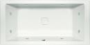 Hydro Systems White 72 x 42 in. Whirlpool Drop-In Bathtub with Center Drain 