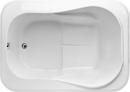 Hydro Systems Biscuit 60 x 42 in. Soaker Drop-In Bathtub with End Drain 