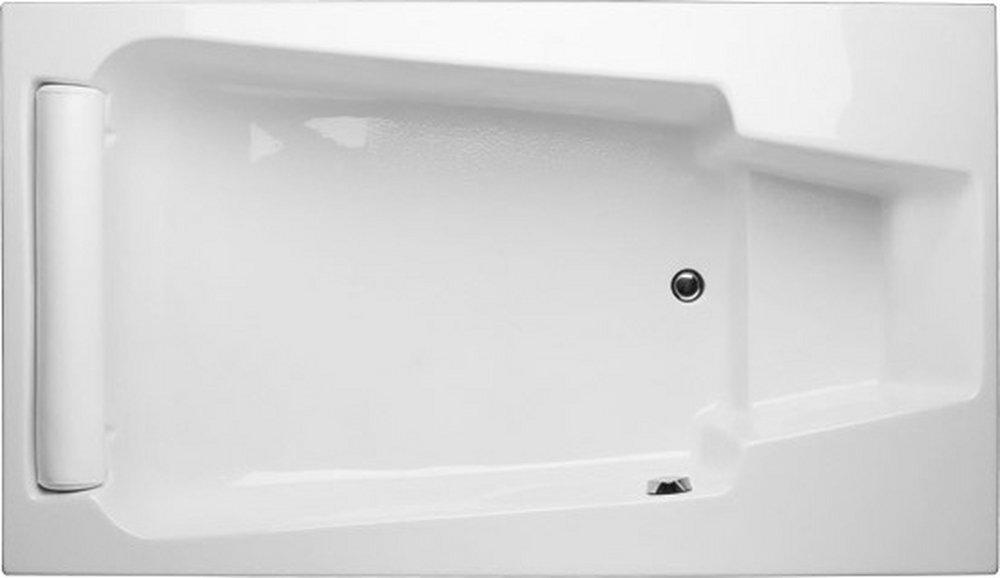 Hydro Systems White 72 x 36 in. Soaker Drop-In Bathtub with Center Drain 