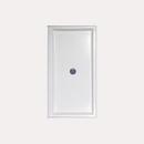72 in. x 36 in. Shower Base with Center Drain in White