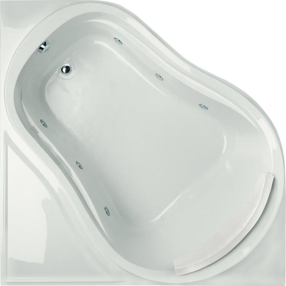 Hydro Systems Biscuit 64 x 74 in. Combo Drop-In Bathtub with End Drain 
