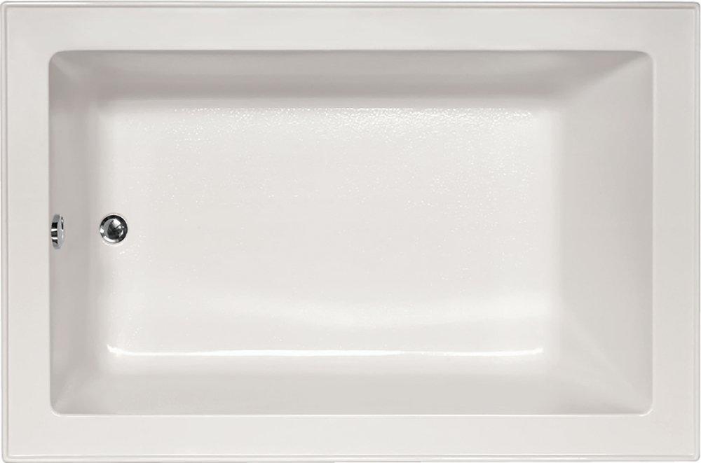 Hydro Systems White 66 x 42 in. Drop-In Bathtub with End Drain 