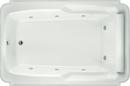 Hydro Systems Bone 74 x 48 in. Combo Drop-In Bathtub with End Drain 