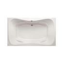 60 x 42 in. Combo Drop-In Bathtub with Center Drain in White