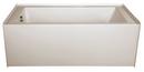 Hydro Systems Biscuit 66 x 32 in. Soaker Drop-In Bathtub with Center Drain 