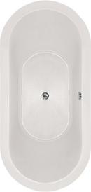 Hydro Systems Biscuit 66 x 32 in. Soaker Drop-In Bathtub with Center Drain 