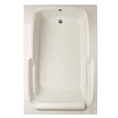 Hydro Systems Biscuit 72 x 48 in. Combo Drop-In Bathtub with End Drain 