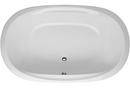 Hydro Systems White 66 x 42 in. Air Bath Drop-In Bathtub with Center Drain 