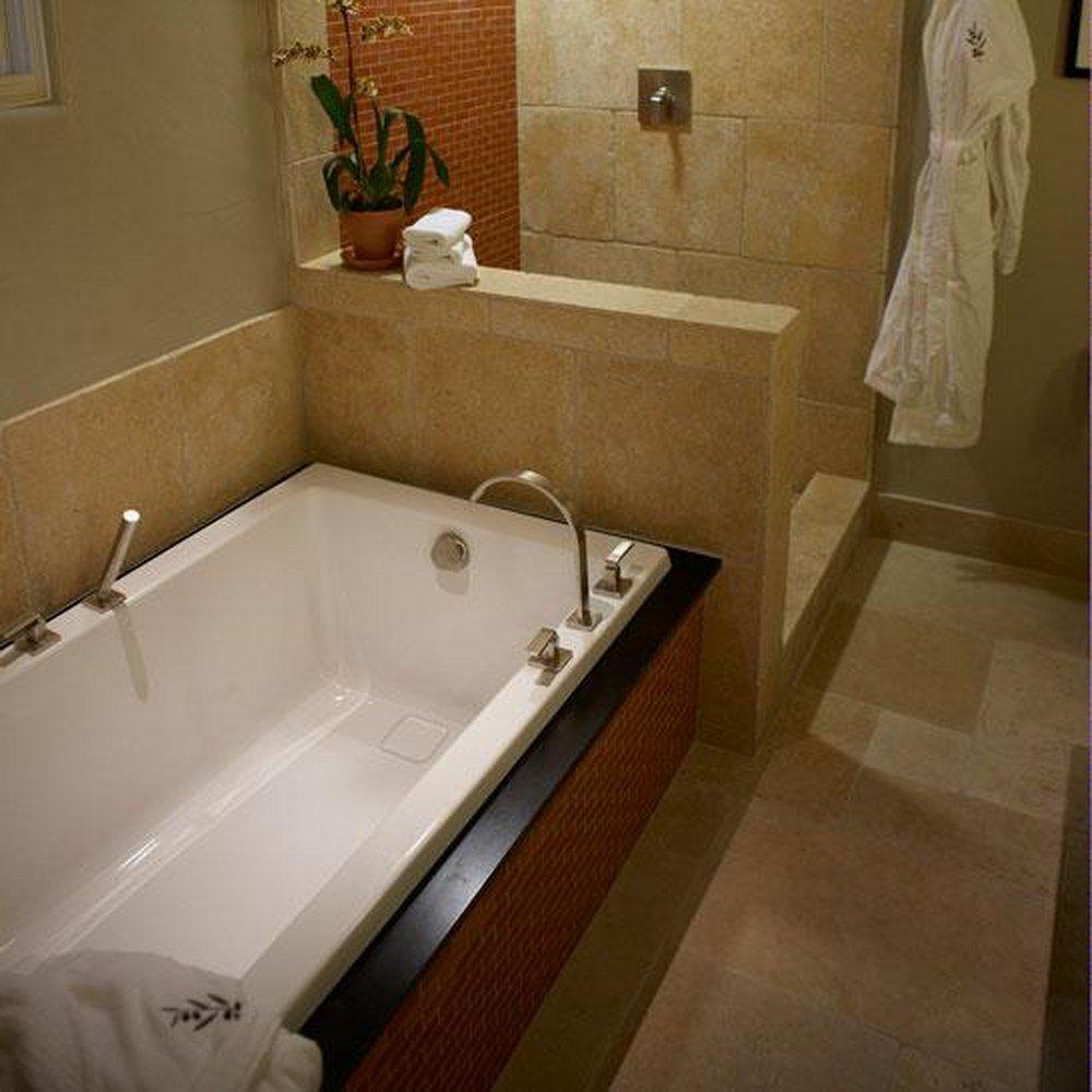 Hydro Systems White 66 x 42 in. Air Bath Drop-In Bathtub with Center Drain 