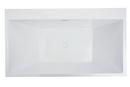 Hydro Systems White 72 x 32 in. Combo Drop-In Bathtub with Center Drain 