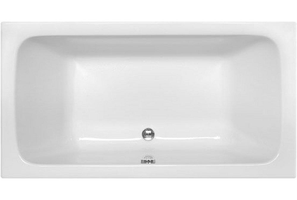 Hydro Systems White 72 x 32 in. Combo Drop-In Bathtub with Center Drain 