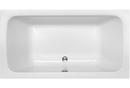 Hydro Systems White 72 x 32 in. Combo Drop-In Bathtub with Center Drain 