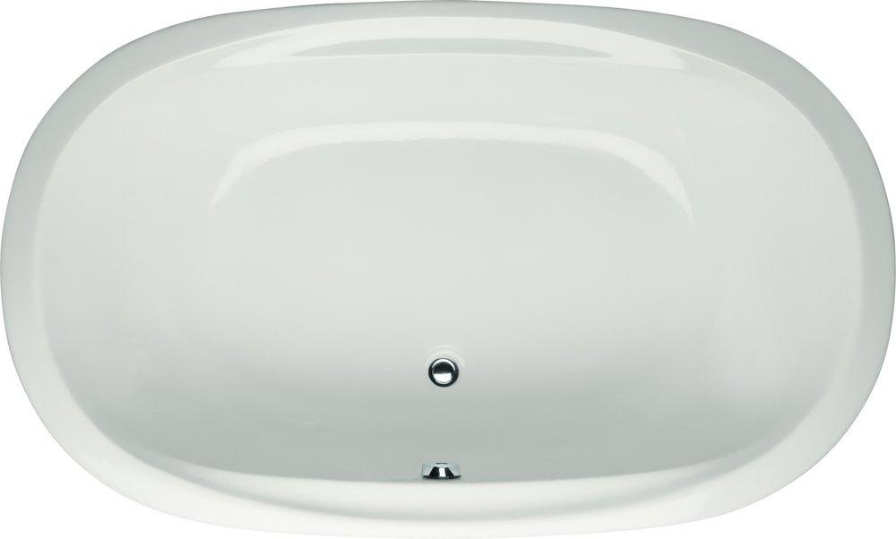 Hydro Systems Biscuit 74 x 44 in. Drop-In Bathtub with Side Drain 