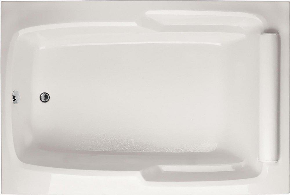 Hydro Systems White 72 x 48 in. Combo Drop-In Bathtub with End Drain 