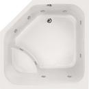 69 x 69 in. Whirlpool Drop-In Bathtub with Center Drain in White