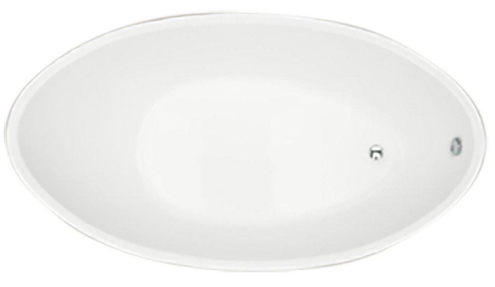 Hydro Systems Bone 60 x 36 in. Combo Drop-In Bathtub with End Drain 