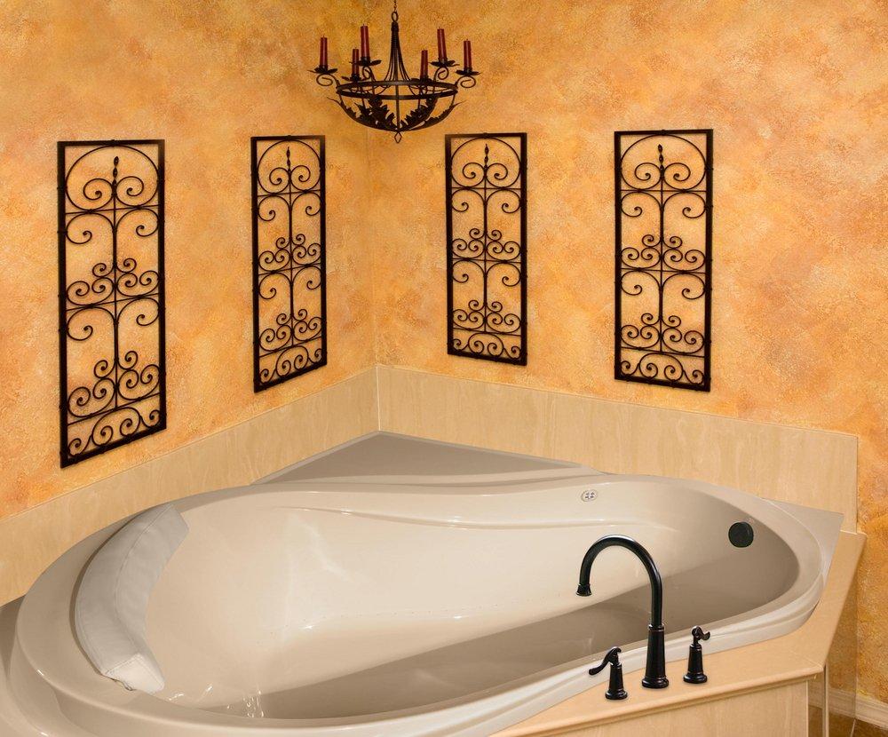 Hydro Systems Bone 64 x 74 in. Combo Drop-In Bathtub with End Drain 
