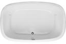 Hydro Systems White 66 x 38 in. Soaker Drop-In Bathtub with Center Drain 