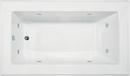 Hydro Systems Bone 72 x 42 in. Combo Drop-In Bathtub with End Drain 