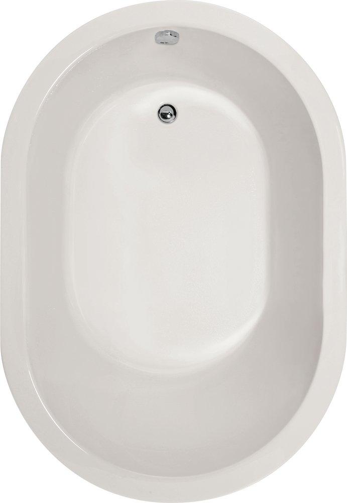 Hydro Systems White 60 x 32 in. Drop-In Bathtub with End Drain 