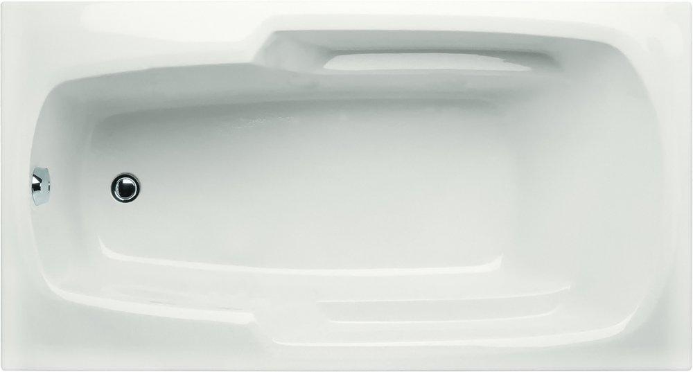 Hydro Systems White 66 x 34 in. Combo Drop-In Bathtub with End Drain 