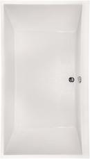 Hydro Systems White 74 x 38 in. Drop-In Bathtub with Center Drain 