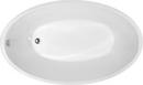 60 x 36 in. Combo Drop-In Bathtub with End Drain in White