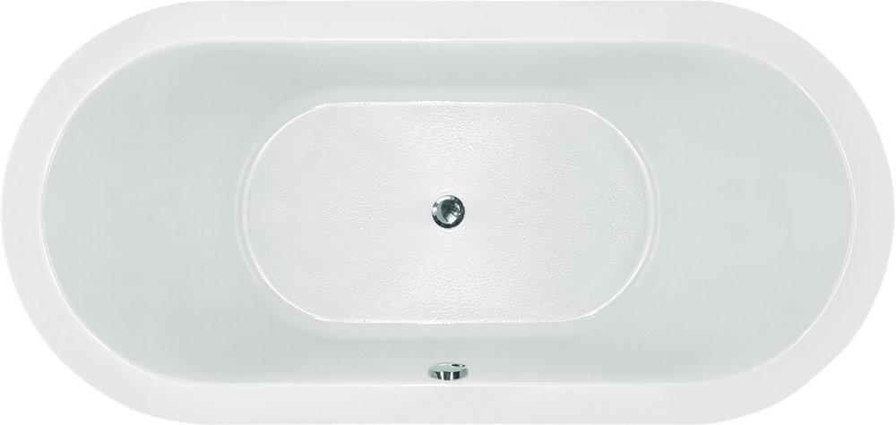 Hydro Systems White 66 x 32 in. Soaker Drop-In Bathtub with Center Drain 