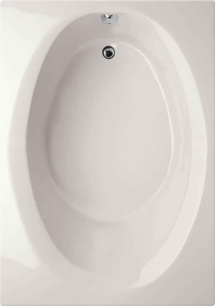 Hydro Systems White 83-1/2 x 42-1/2 in. Drop-In Bathtub with Center Drain 