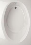 Hydro Systems White 83-1/2 x 42-1/2 in. Drop-In Bathtub with Center Drain 