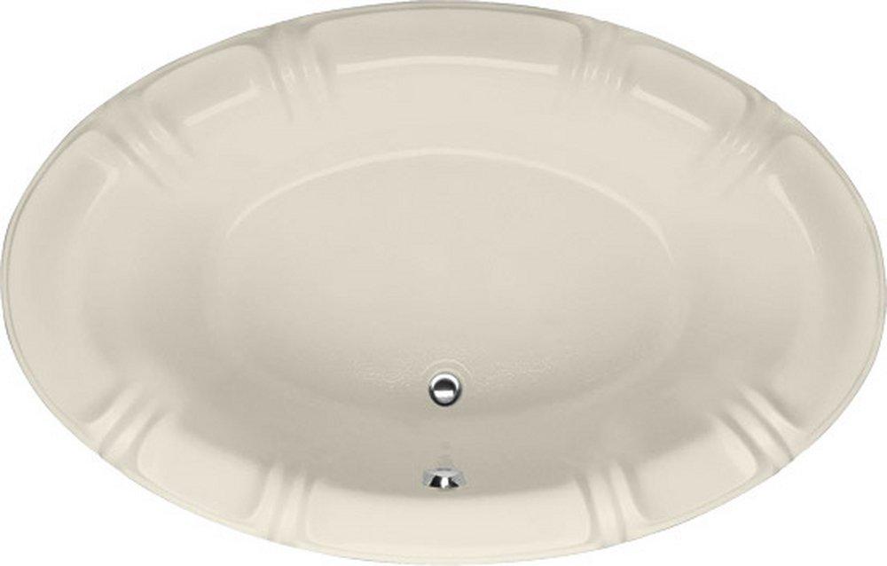 Hydro Systems Biscuit 78 x 48 in. Combo Drop-In Bathtub with Center Drain 