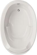 Hydro Systems White 60 x 36 in. Soaker Drop-In Bathtub with End Drain 