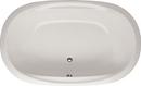 Hydro Systems White 74 x 44 in. Drop-In Bathtub with Center Drain 