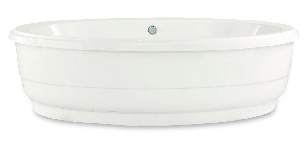 Hydro Systems White 90 gal Freestanding Whirlpool Tub 