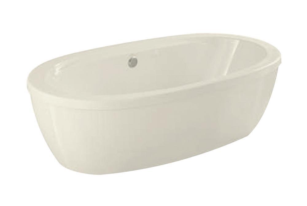 Hydro Systems White 90 gal Freestanding Whirlpool Tub 