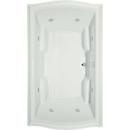 Hydro Systems White 72 x 42 in. Drop-In Bathtub with Center Drain 