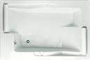 72 x 48 in. Soaker Drop-In Bathtub with End Drain in Biscuit