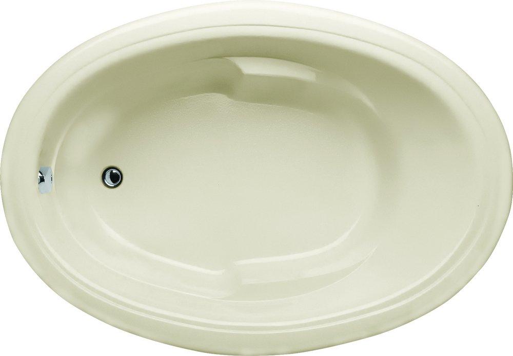 Hydro Systems Biscuit 66 x 42 in. Thermal Air Drop-In Bathtub with Left Drain 