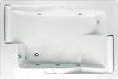 72 x 48 in. Whirlpool Drop-In Bathtub with End Drain in Biscuit